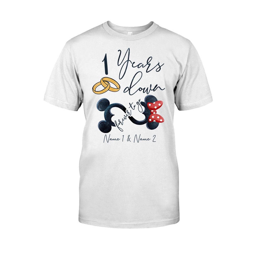 Forever To Go - Personalized Couple Mouse T-shirt and Hoodie