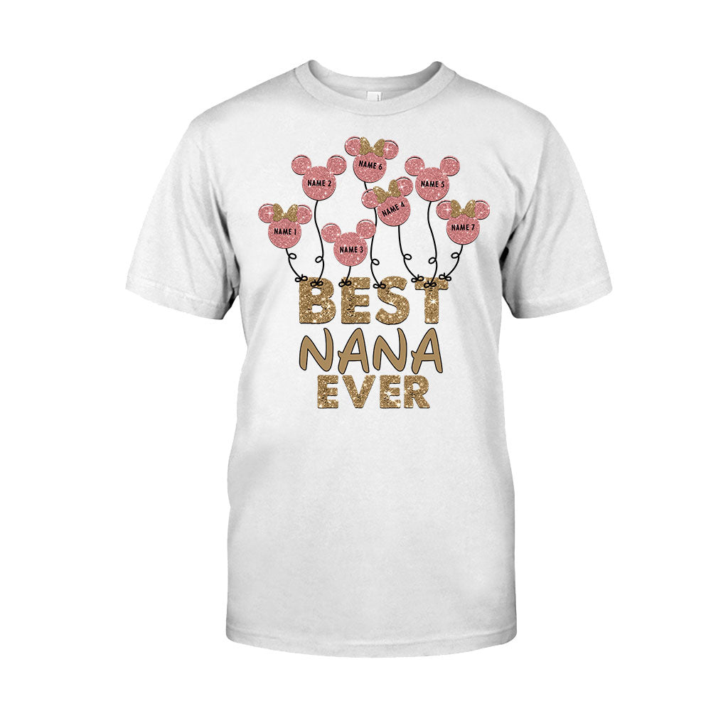 Best Nana Ever - Personalized Mother's Day Mouse T-shirt and Hoodie