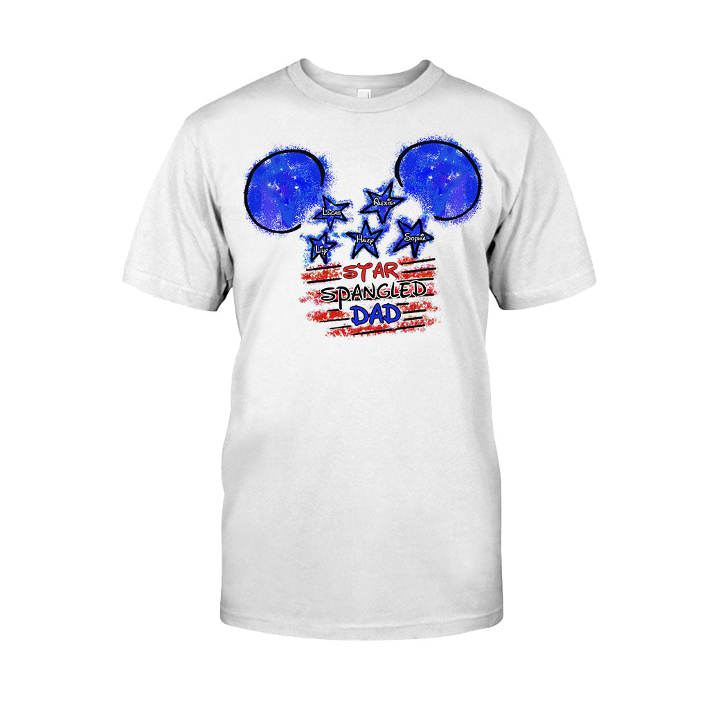 Star Spangled Dad - Personalized Independence Day T-shirt and Hoodie