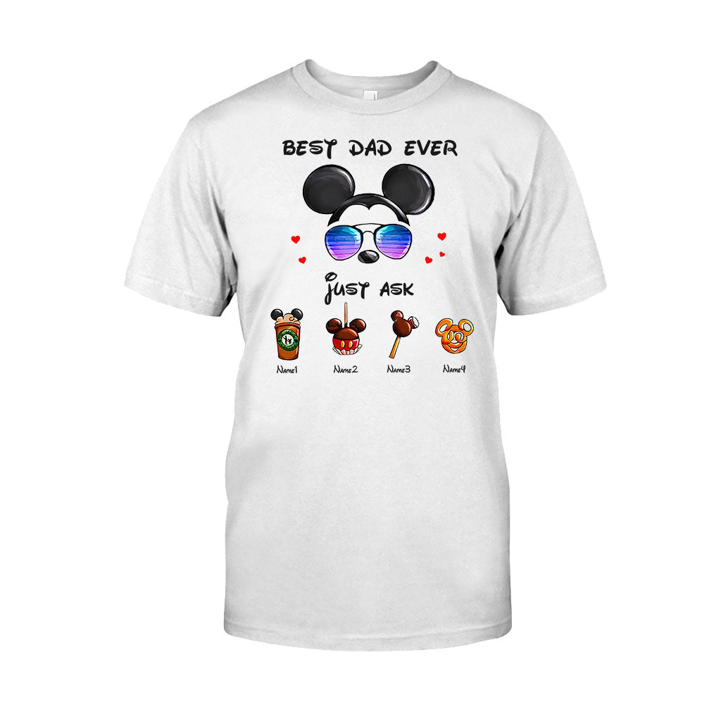 Best Dad Ever - Personalized Father's Day Mouse T-shirt and Hoodie