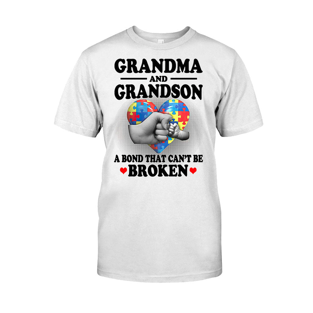 Grandma And Grandson - Autism Awareness T-shirt And Hoodie 062021