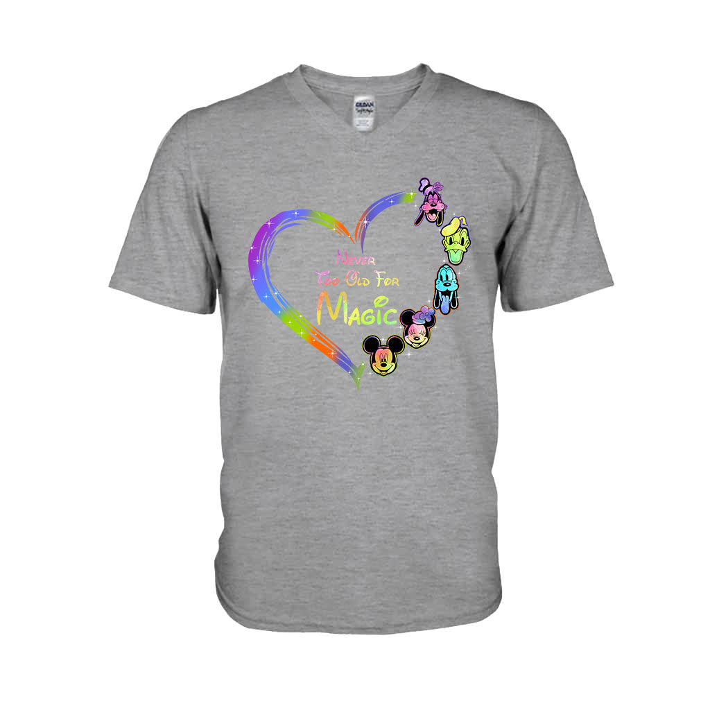 Never Too Old For Magic - Personalized Mouse T-shirt and Hoodie