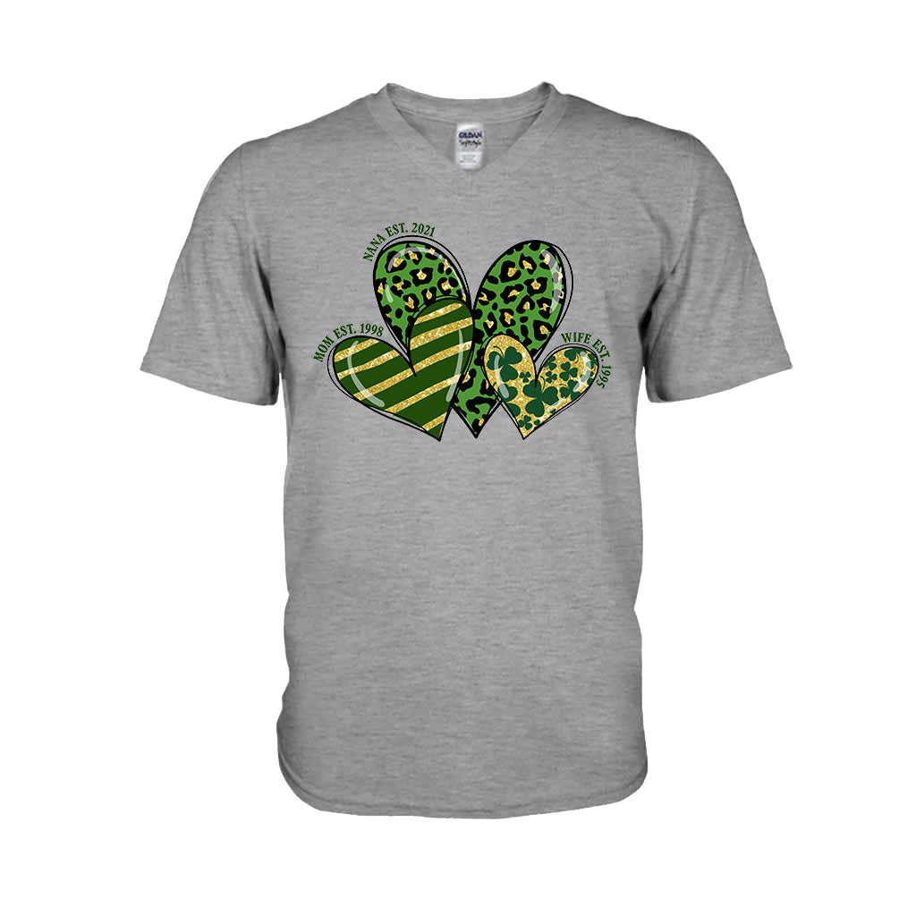 Lucky Nana - Personalized St. Patrick's Day Grandma T-shirt and Hoodie