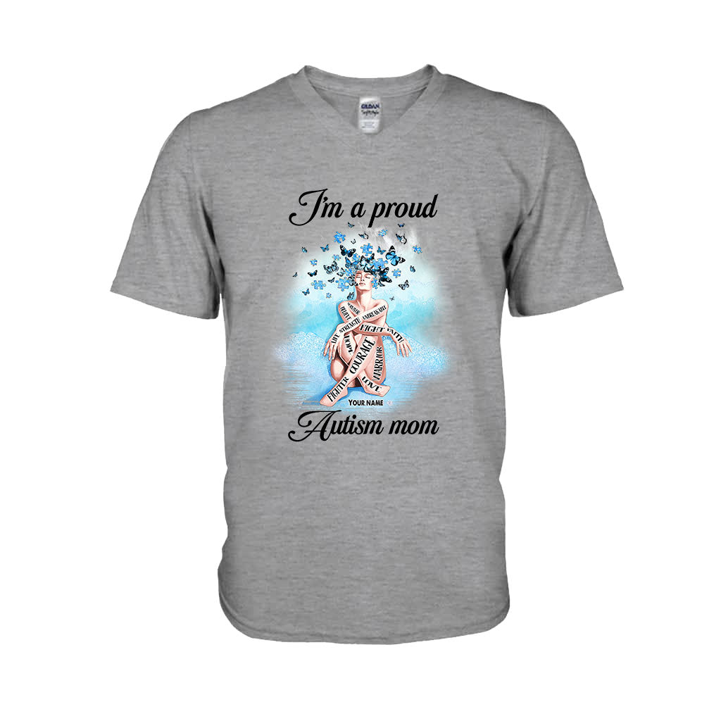 Autism Mom - Personalized Autism Awareness T-shirt and Hoodie