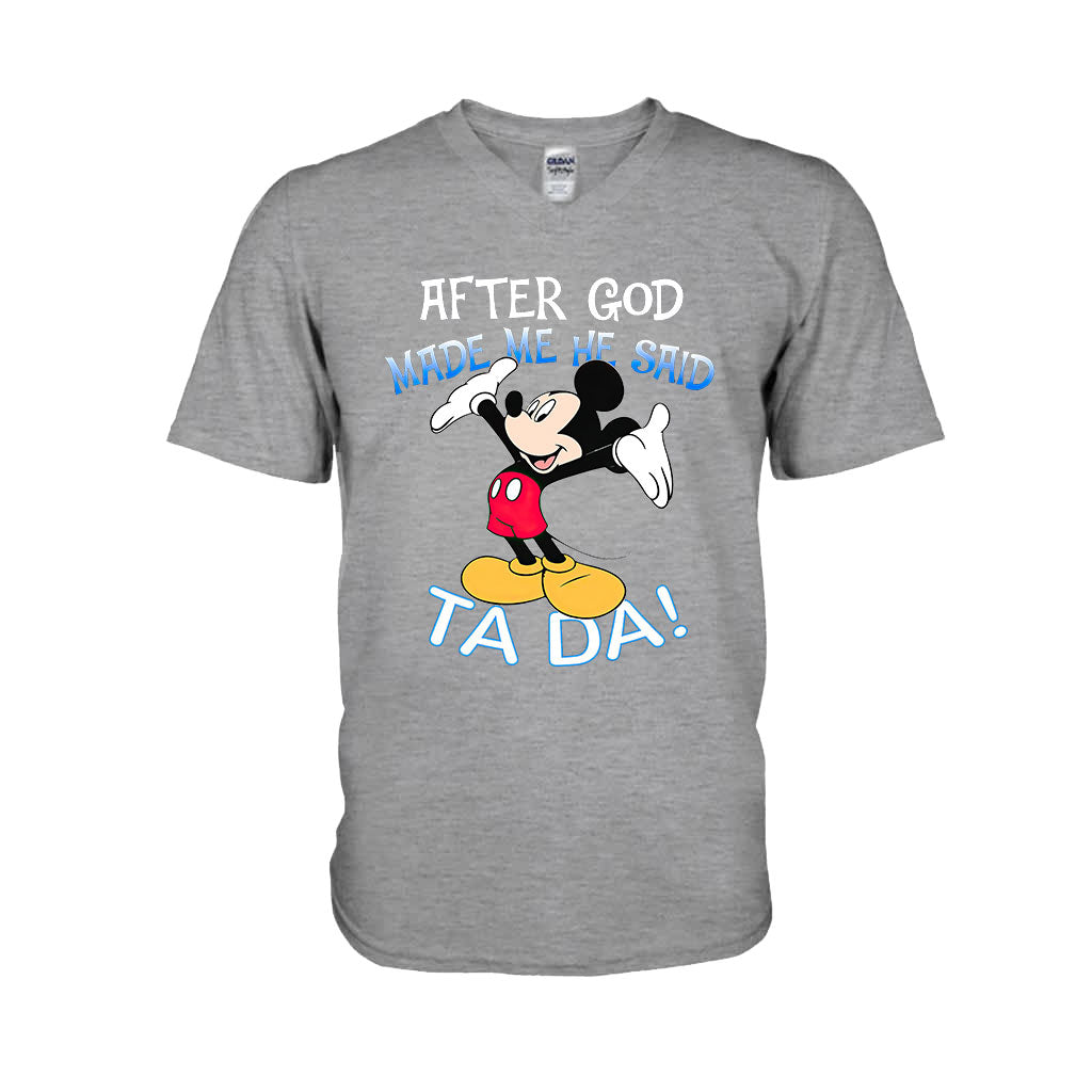 After God Made Me - Mouse T-shirt and Hoodie 112021