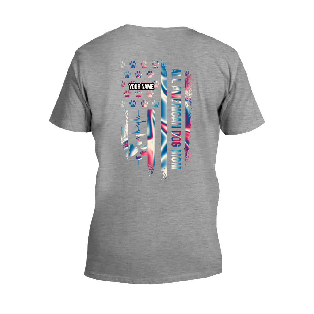 Proud Dog Mom - Personalized Independence Day T-shirt and Hoodie