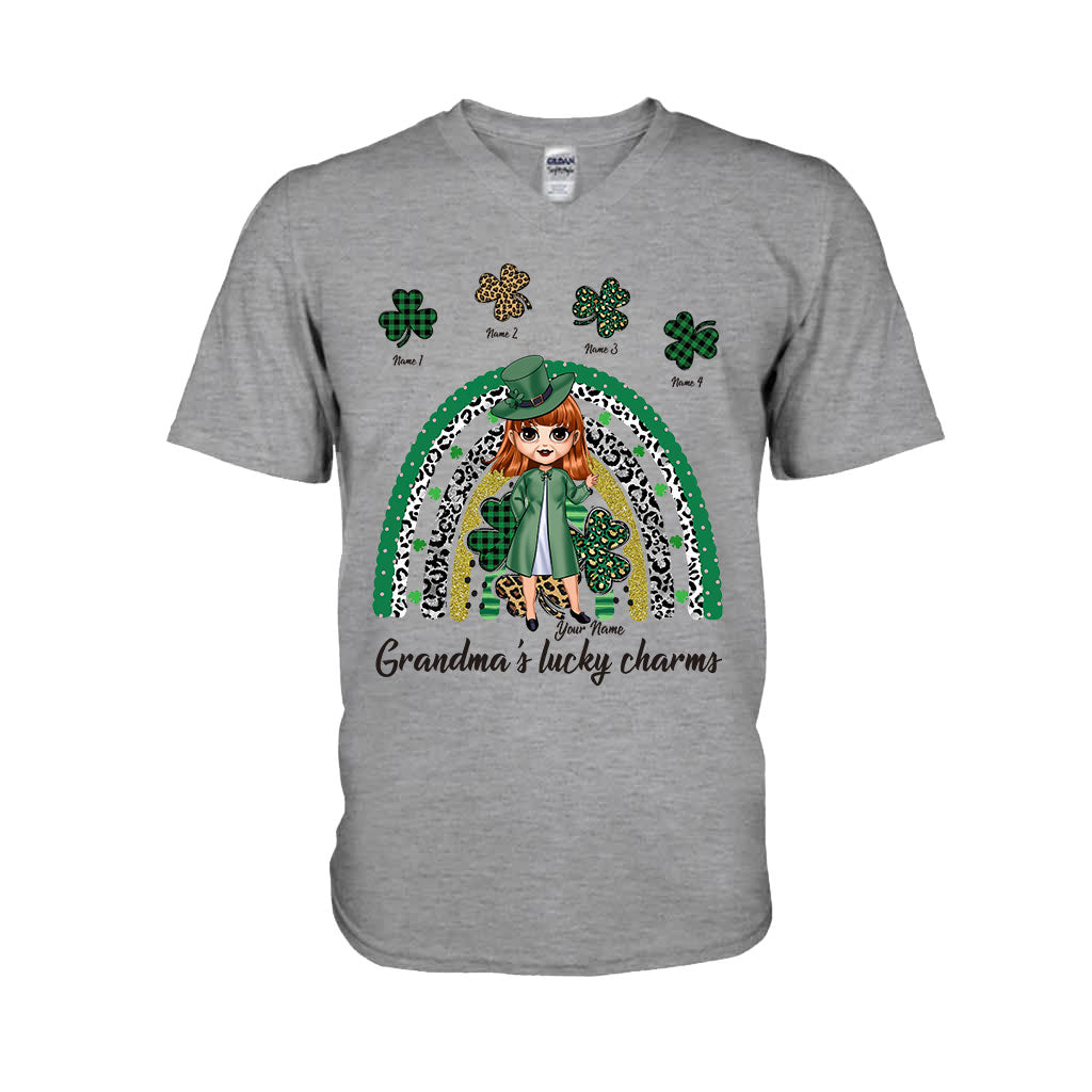 Irish One Lucky Grandma - Personalized Patrick's Day T-shirt and Hoodie
