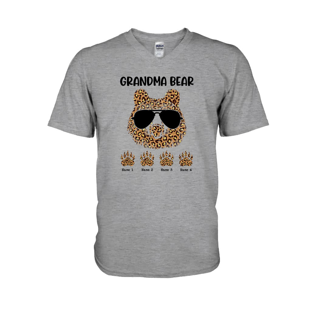 Grandma Bear - Personalized Grandma T-shirt and Hoodie