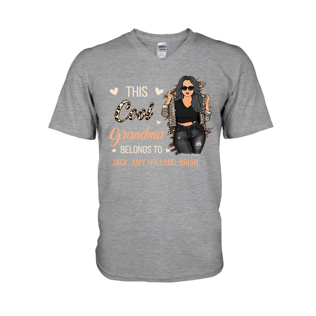 This Cool Grandma Belongs To - Personalized Grandma T-shirt and Hoodie