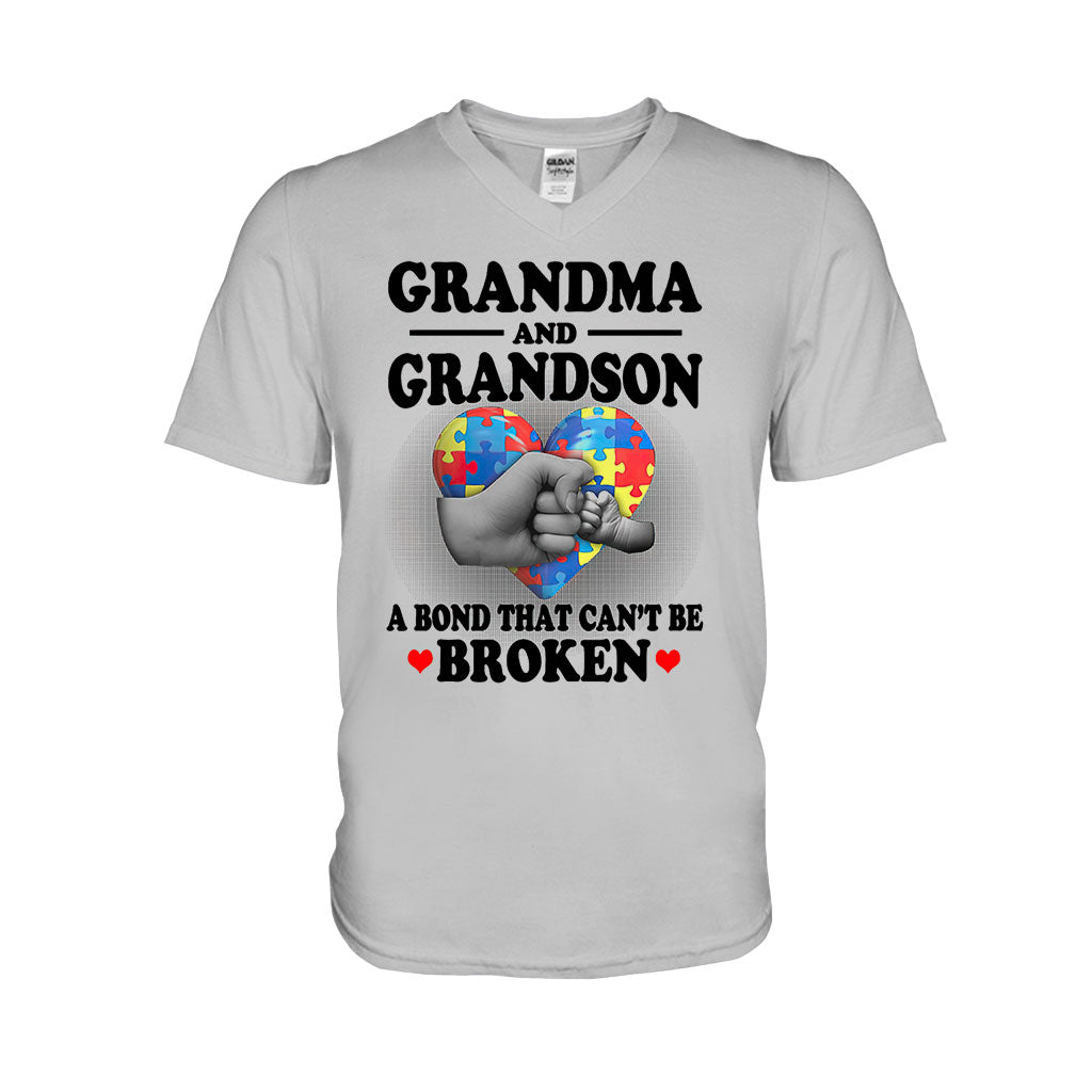 Grandma And Grandson - Autism Awareness T-shirt And Hoodie 062021