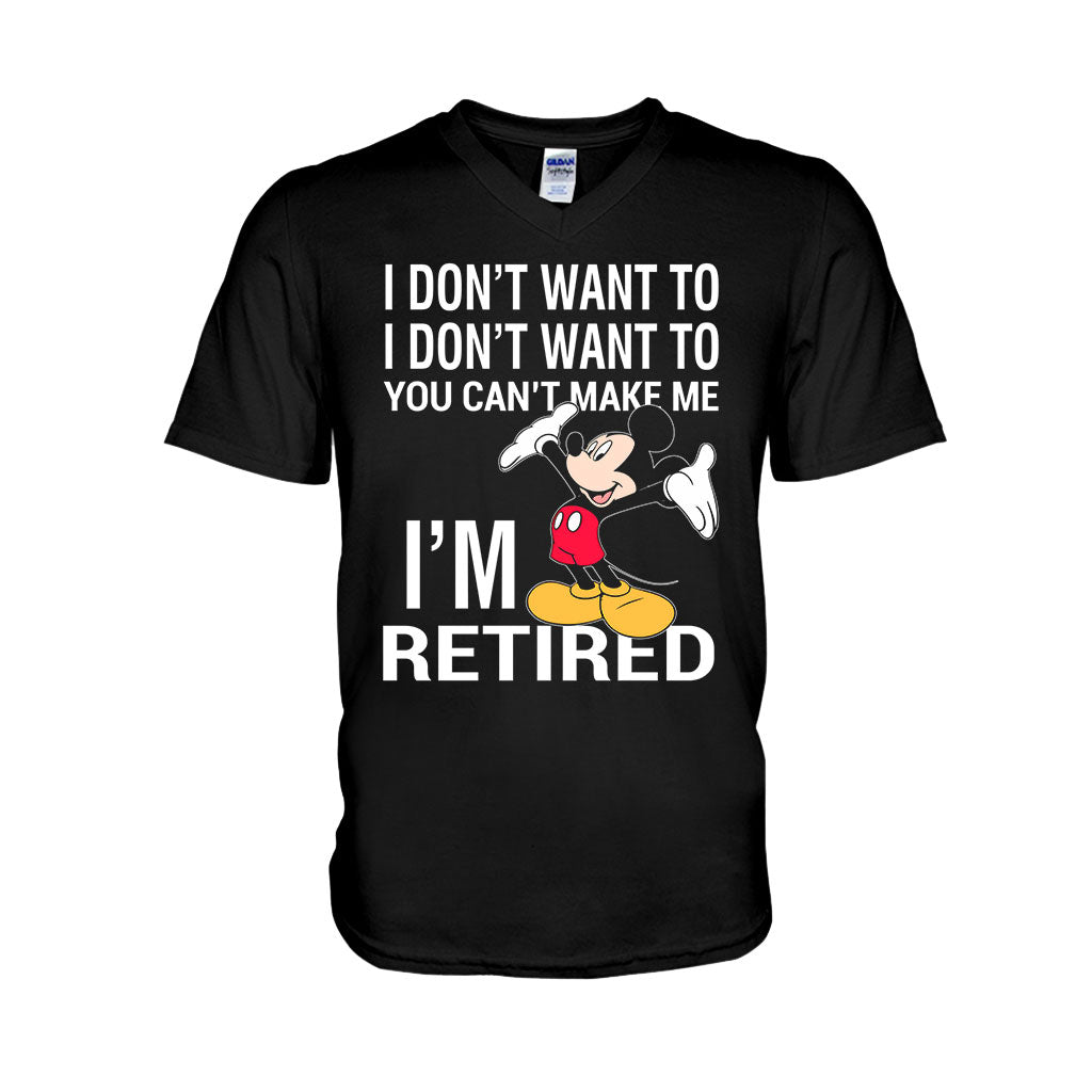 I'm Retired - Mouse T-shirt and Hoodie 112021