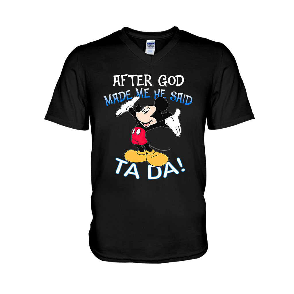 After God Made Me - Mouse T-shirt and Hoodie 112021