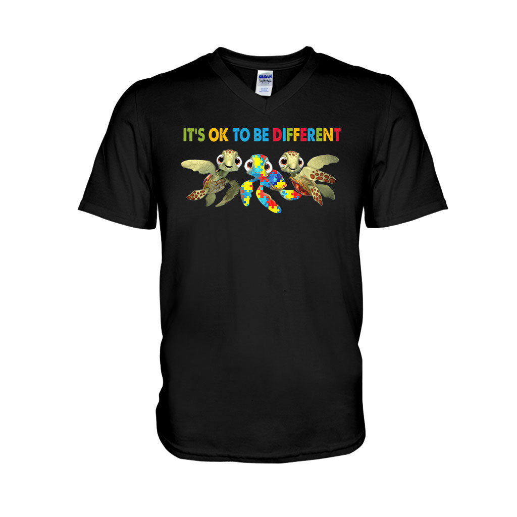 It's Ok To Be Different - Autism Awareness T-shirt And Hoodie 062021