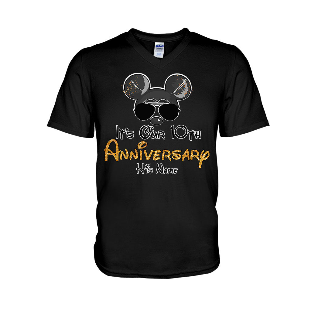 It's Our Anniversary - Personalized Mouse T-shirt and Hoodie