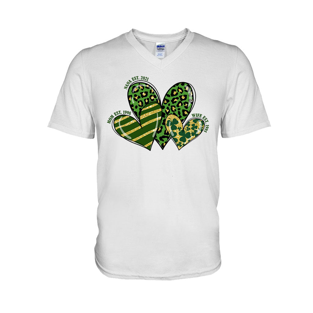 Lucky Nana - Personalized St. Patrick's Day Grandma T-shirt and Hoodie