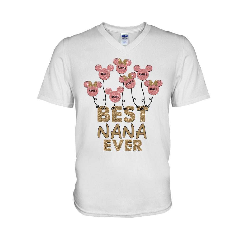 Best Nana Ever - Personalized Mother's Day Mouse T-shirt and Hoodie