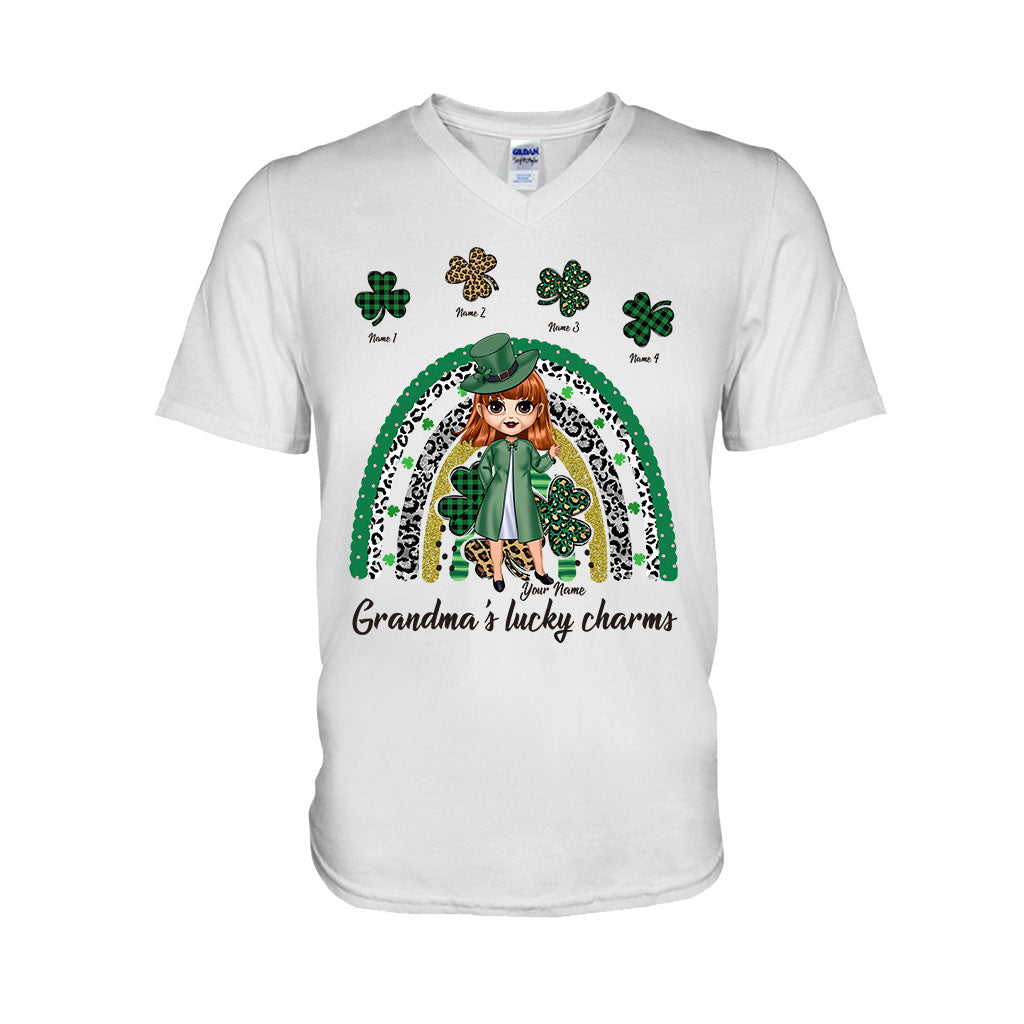 Irish One Lucky Grandma - Personalized Patrick's Day T-shirt and Hoodie