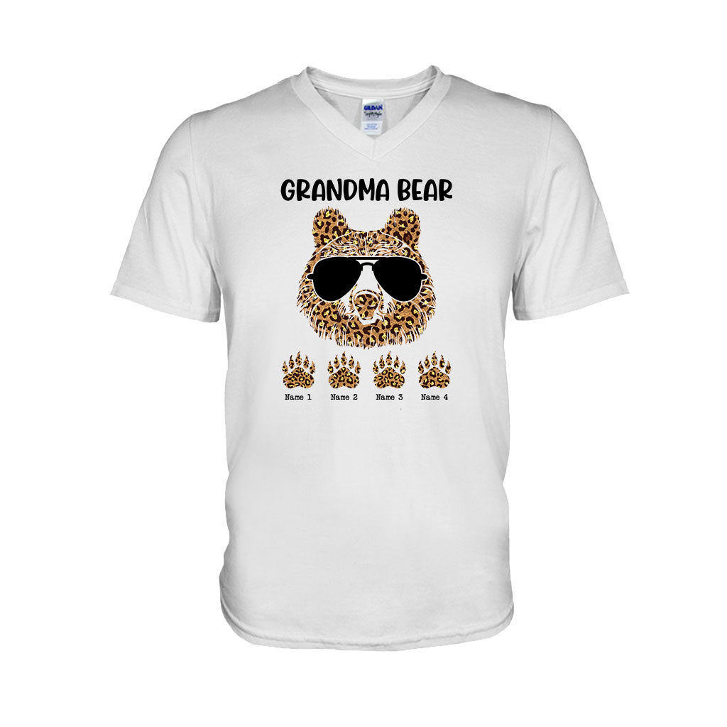 Grandma Bear - Personalized Grandma T-shirt and Hoodie