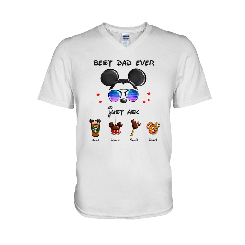 Best Dad Ever - Personalized Father's Day Mouse T-shirt and Hoodie