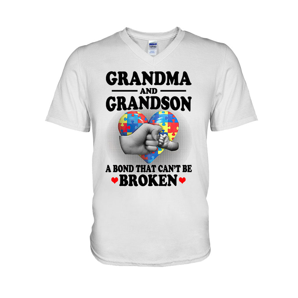 Grandma And Grandson - Autism Awareness T-shirt And Hoodie 062021