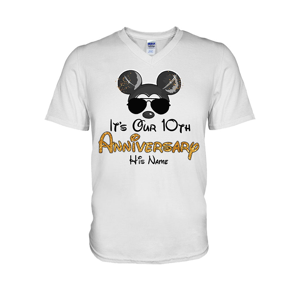 It's Our Anniversary - Personalized Mouse T-shirt and Hoodie