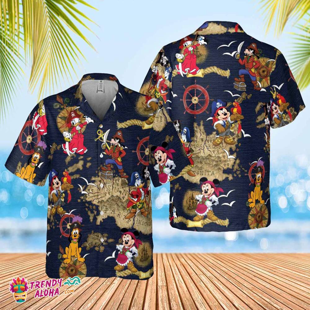 Pirates Mouse Hawaiian Shirt 0224