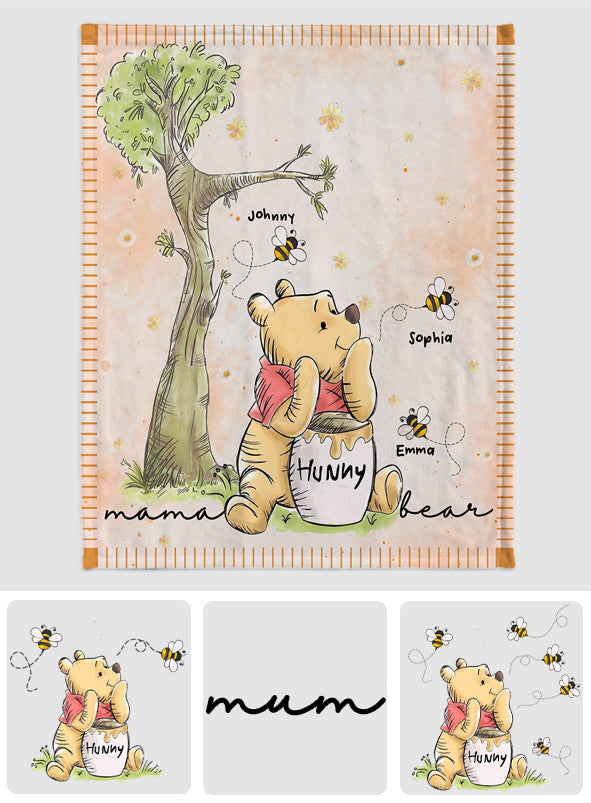 Mama Bear - Personalized Mouse Blanket