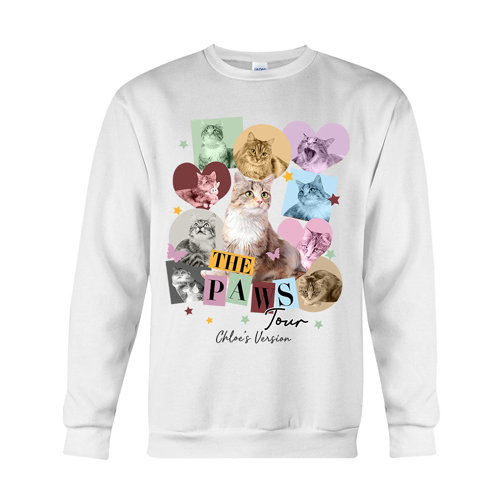 The Paws Tour Pet's Version - Personalized Cat T-shirt And Hoodie