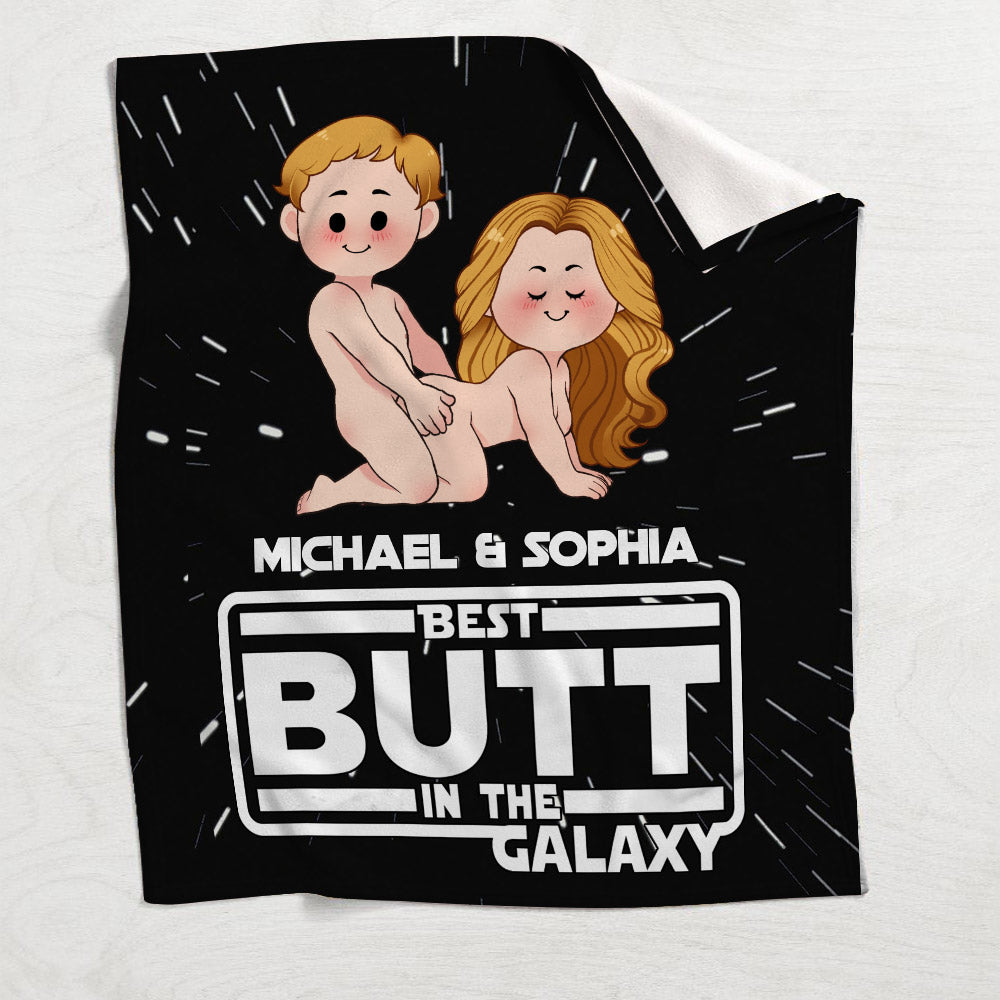 Best Butt In The Galaxy - Personalized The Force Blanket