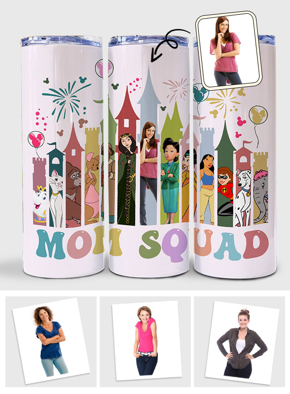 Mom Squad - Personalized Mouse Skinny Tumbler