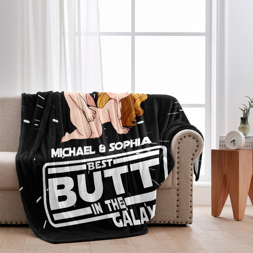 Best Butt In The Galaxy - Personalized The Force Blanket