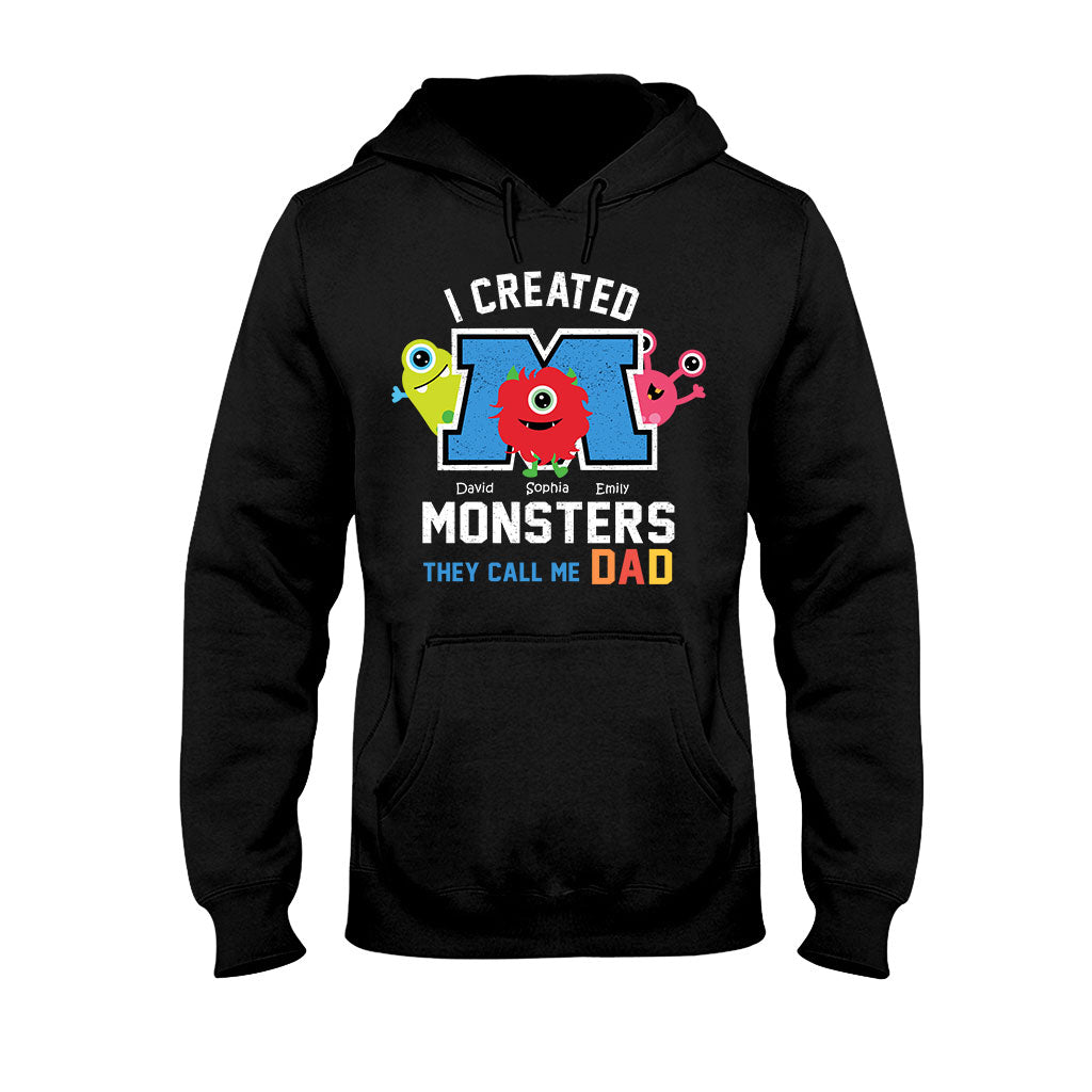 I created Monster They Call Me Any Title - Personalized Father T-shirt And Hoodie