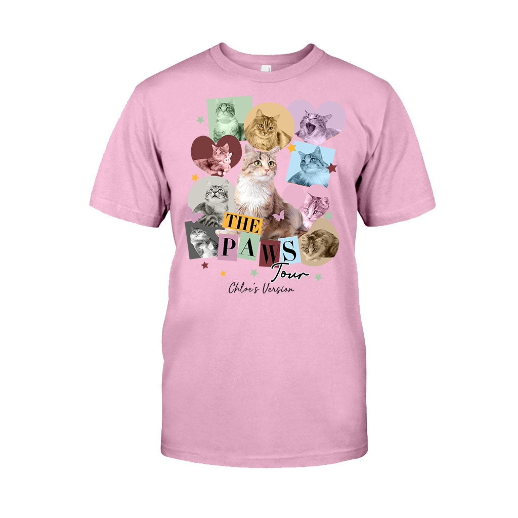 The Paws Tour Pet's Version - Personalized Cat T-shirt And Hoodie