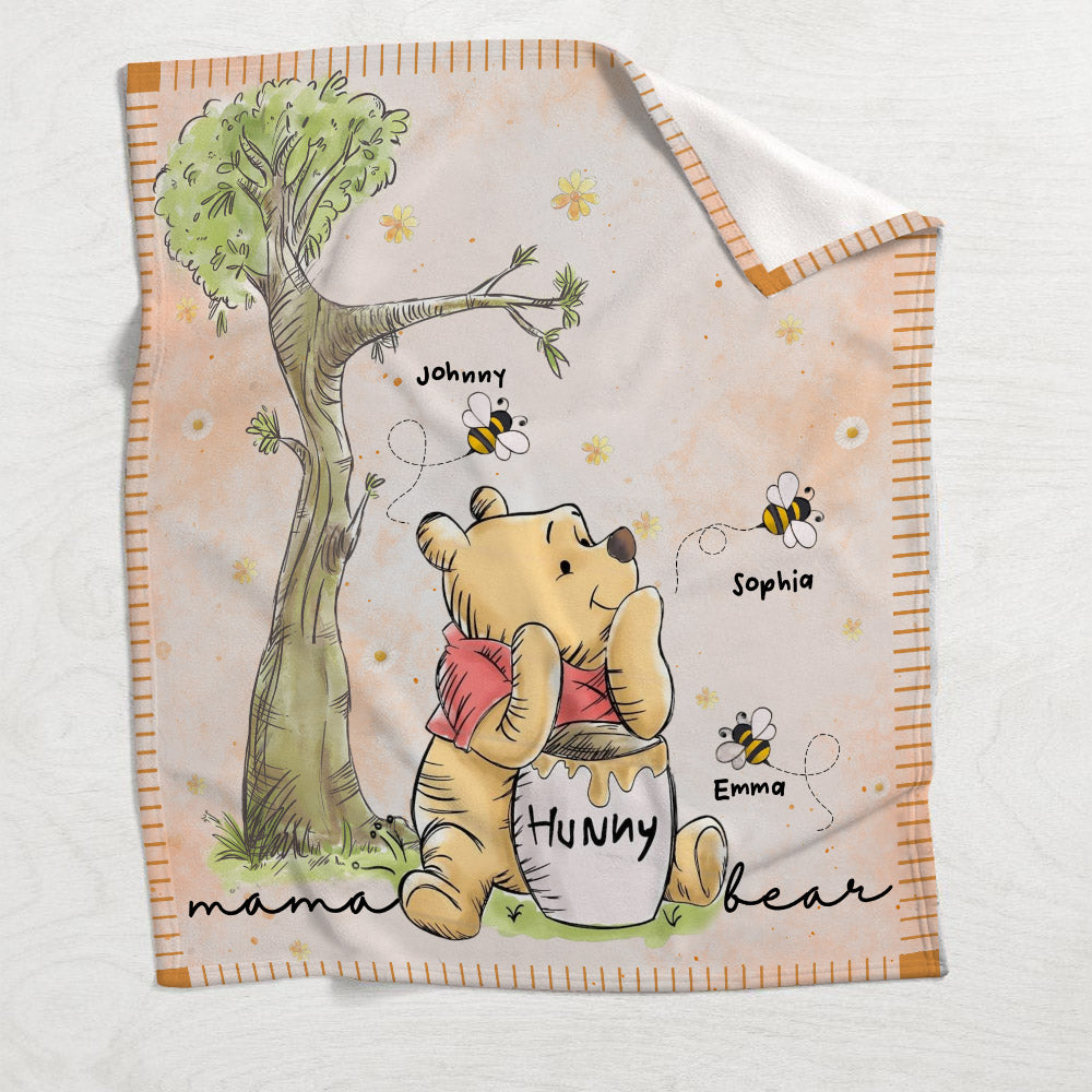 Mama Bear - Personalized Mouse Blanket