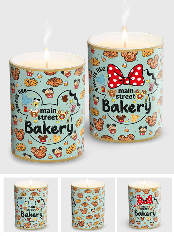 Smells Like Main Street Bakery - Mouse Candle With Wooden Lid