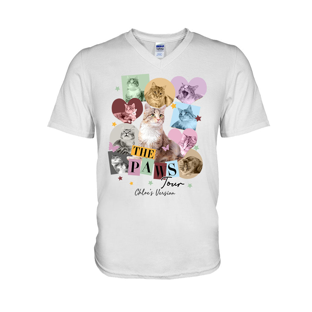 The Paws Tour Pet's Version - Personalized Cat T-shirt And Hoodie