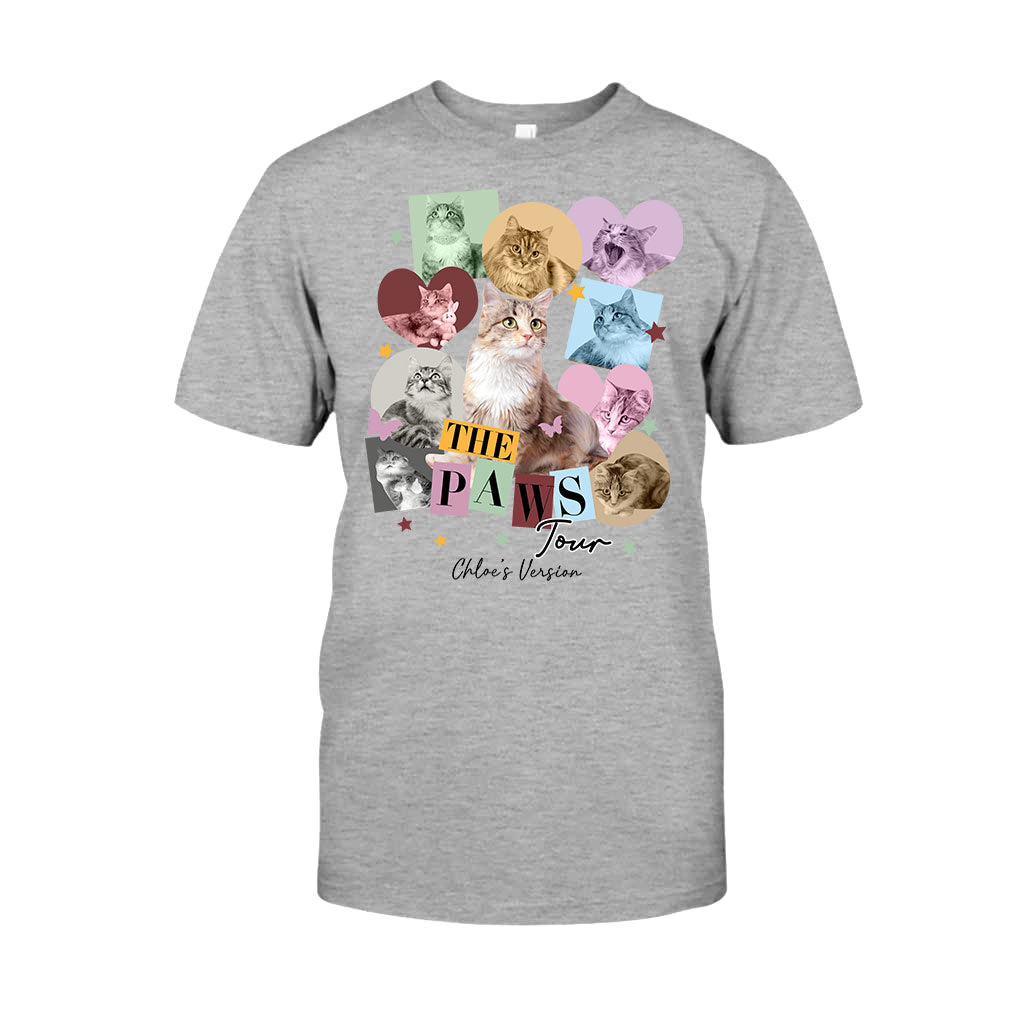 The Paws Tour Pet's Version - Personalized Cat T-shirt And Hoodie