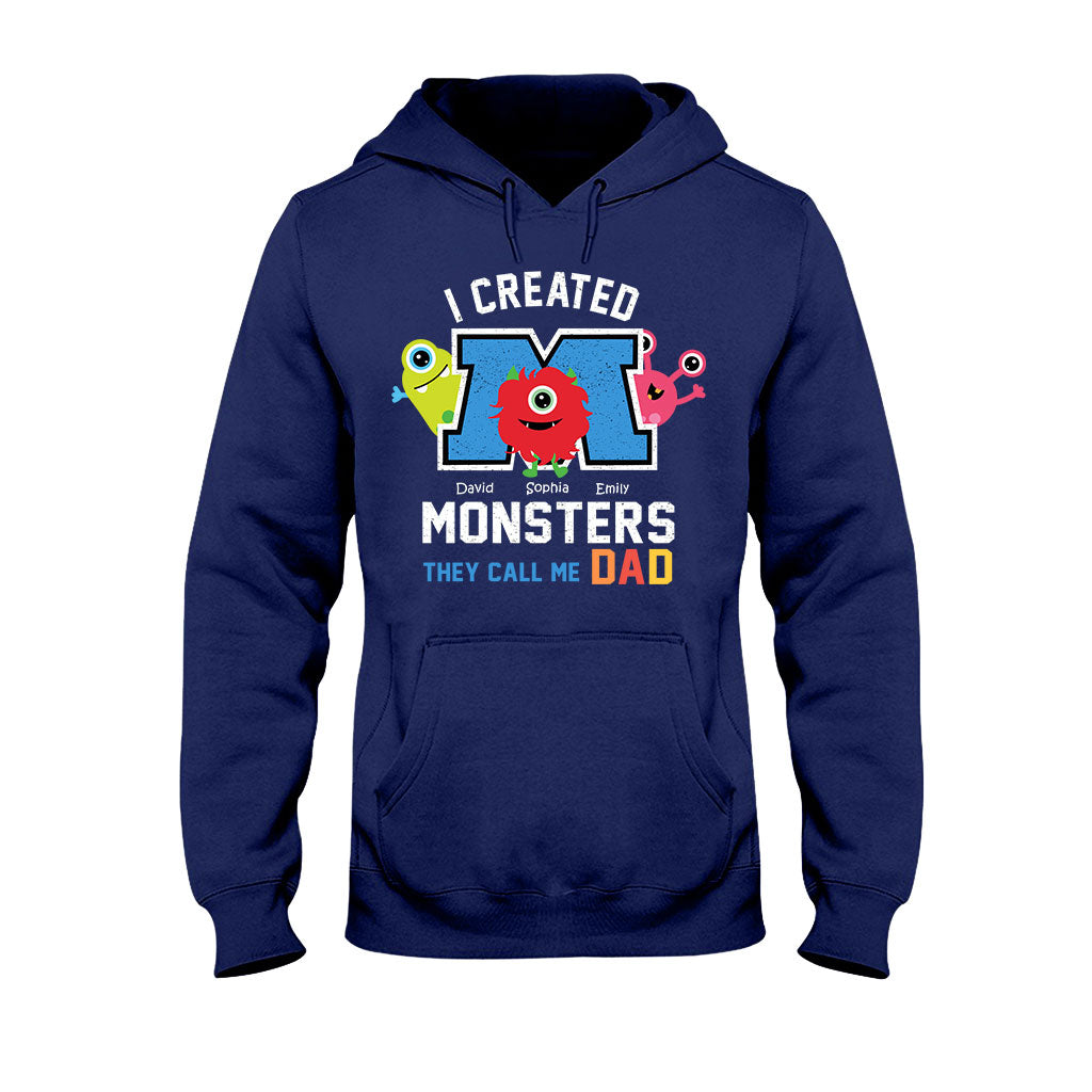 I created Monster They Call Me Any Title - Personalized Father T-shirt And Hoodie