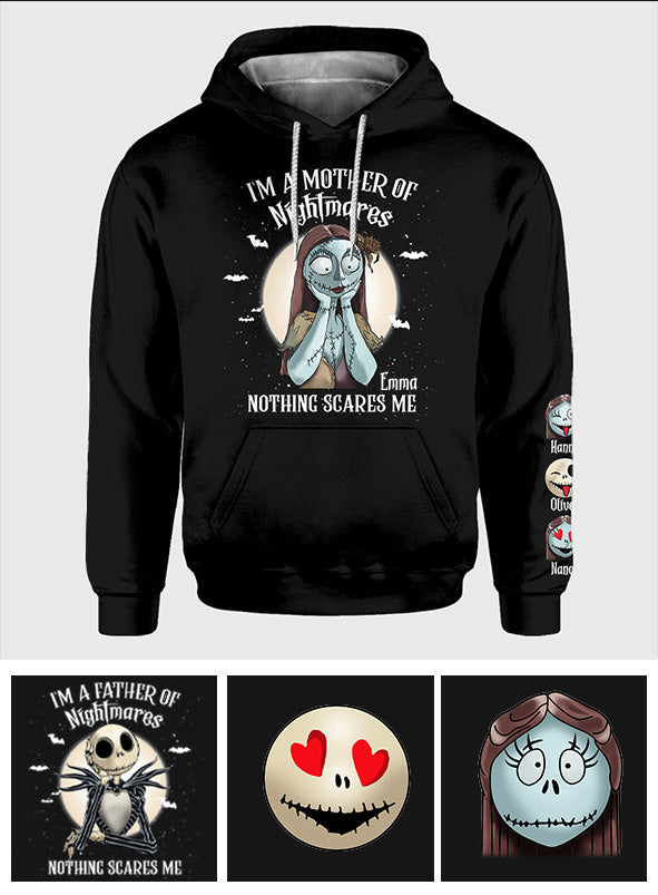 I'm A Mother/ Father Of Nightmares Nothing Scares Me - Personalized Nightmare All Over Shirt