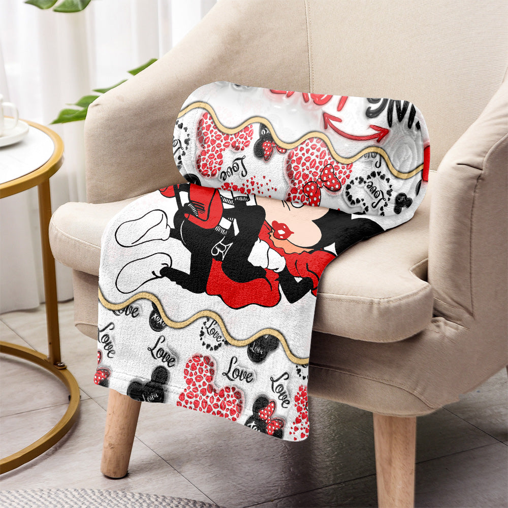 I Love You - Personalized Mouse Blanket