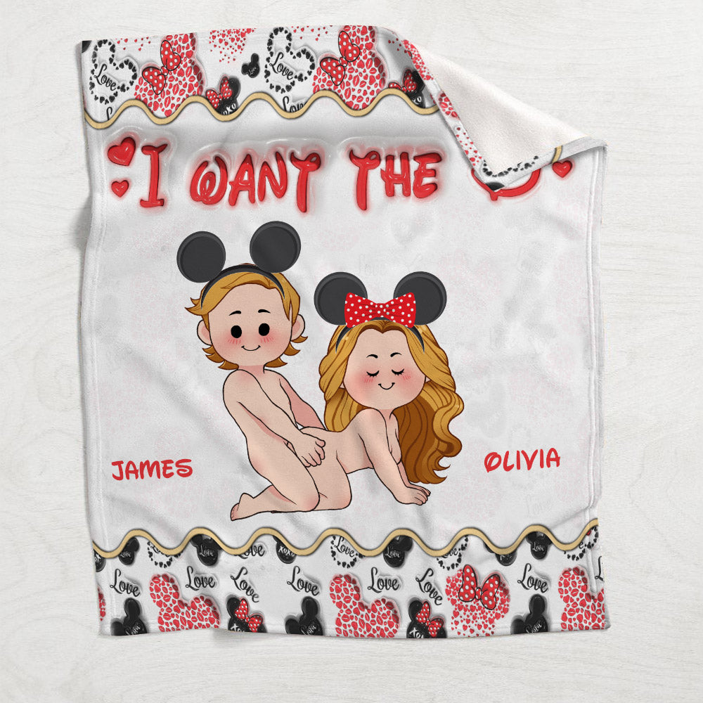 Give Me The D - Personalized Mouse Blanket
