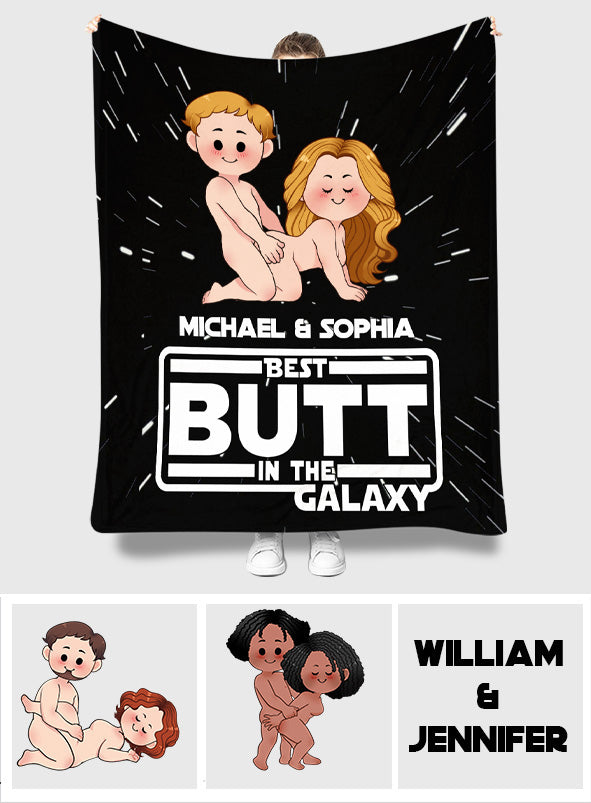 Best Butt In The Galaxy - Personalized The Force Blanket