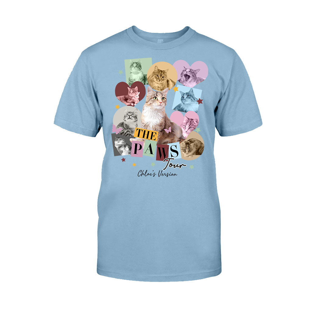The Paws Tour Pet's Version - Personalized Cat T-shirt And Hoodie
