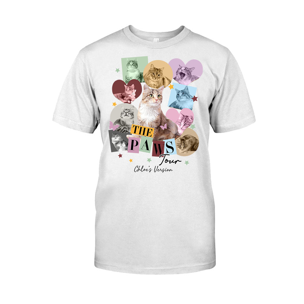 The Paws Tour Pet's Version - Personalized Cat T-shirt And Hoodie