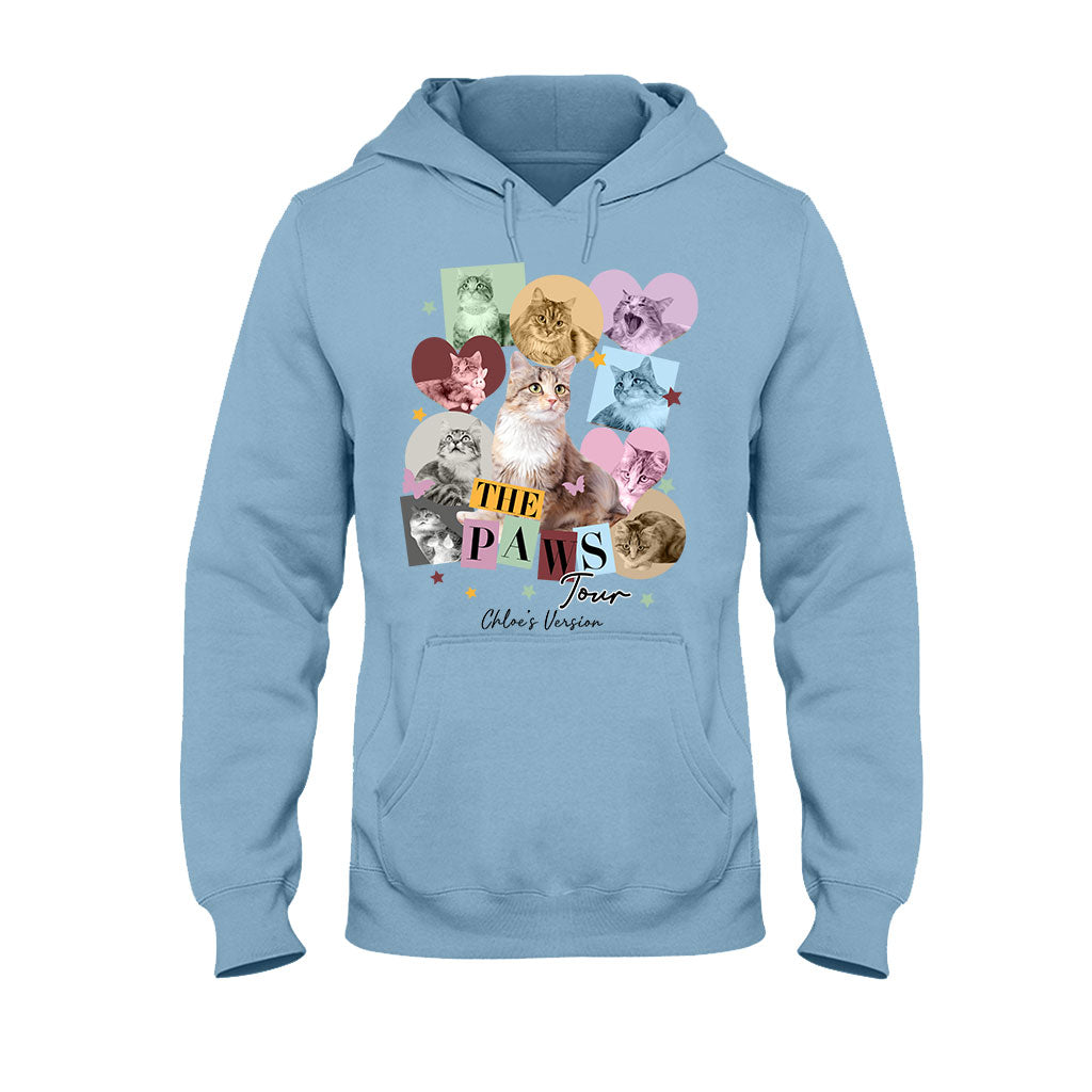 The Paws Tour Pet's Version - Personalized Cat T-shirt And Hoodie