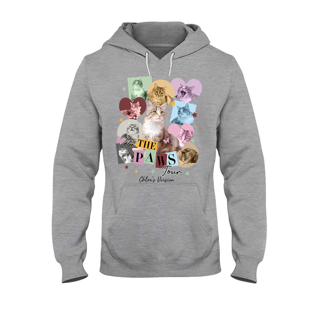 The Paws Tour Pet's Version - Personalized Cat T-shirt And Hoodie