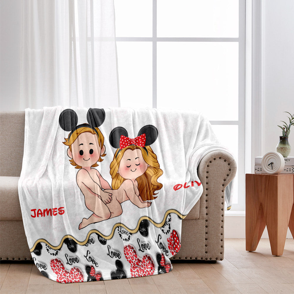 Give Me The D - Personalized Mouse Blanket
