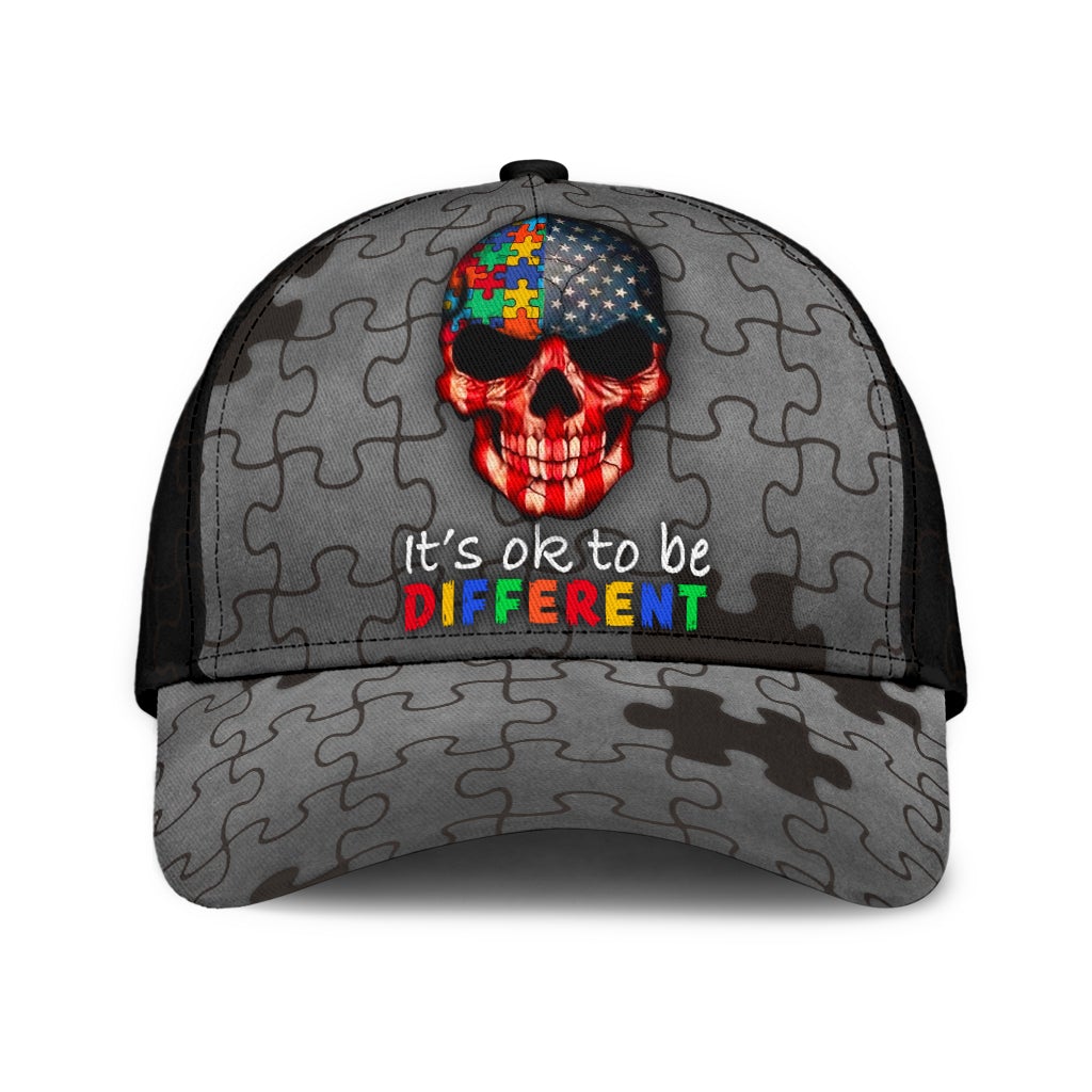 Autism It'S Okay To Be Different - Autism Awareness Classic Cap 0921