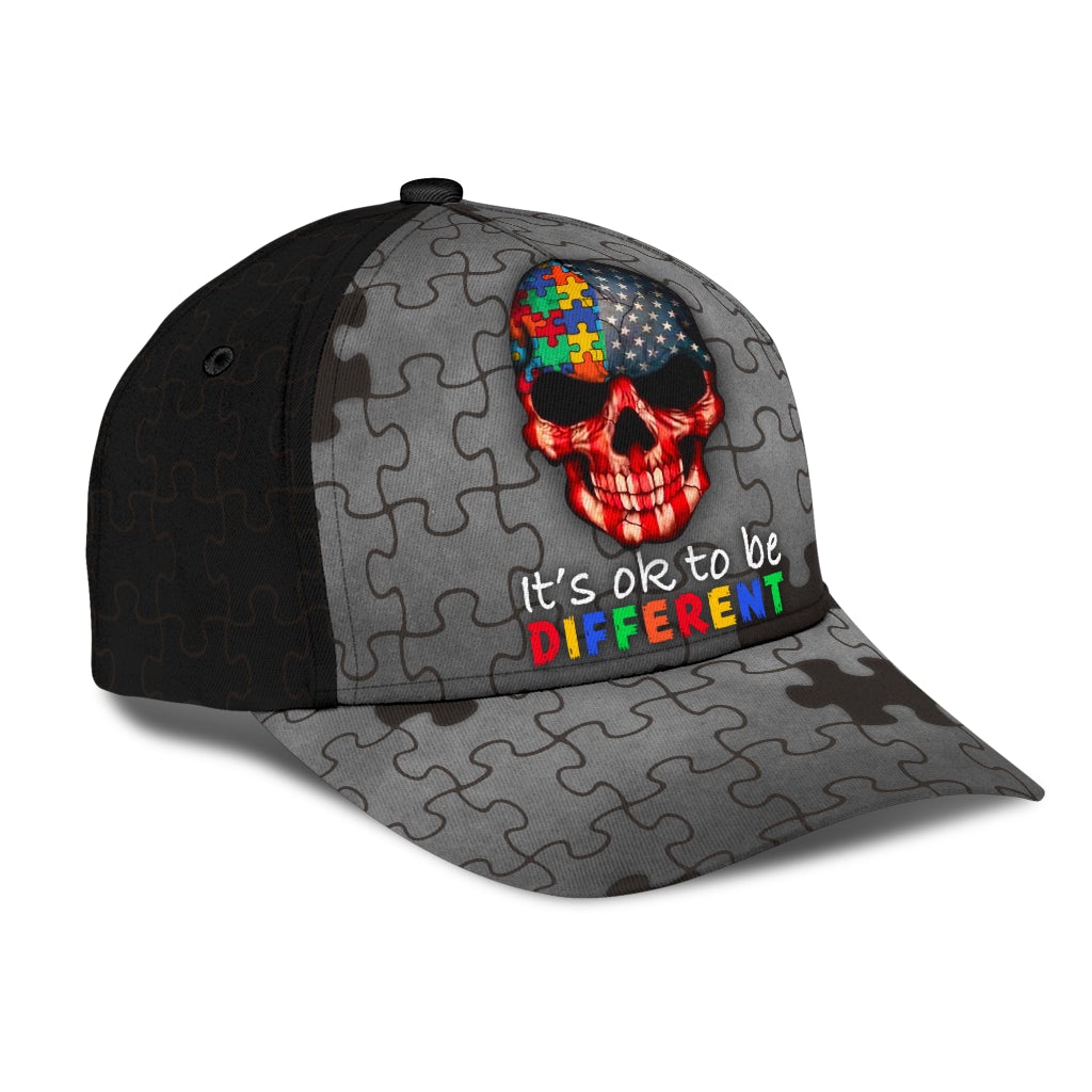 Autism It'S Okay To Be Different - Autism Awareness Classic Cap 0921