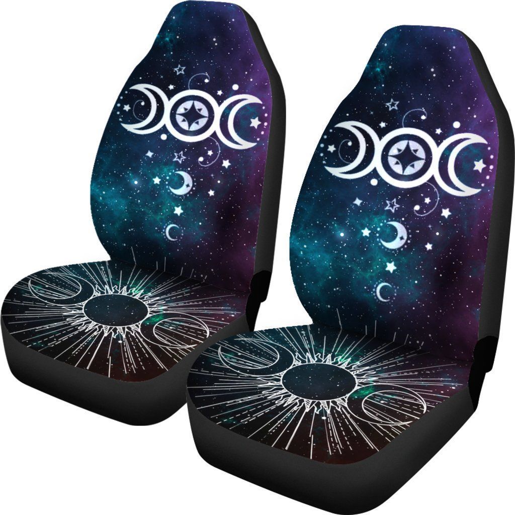 Triple Moon Wicca - Witch Seat Covers 0822
